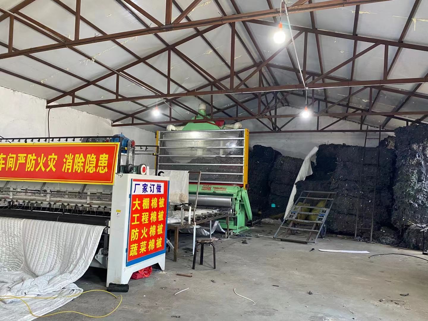 陽發大棚保溫被生產車間